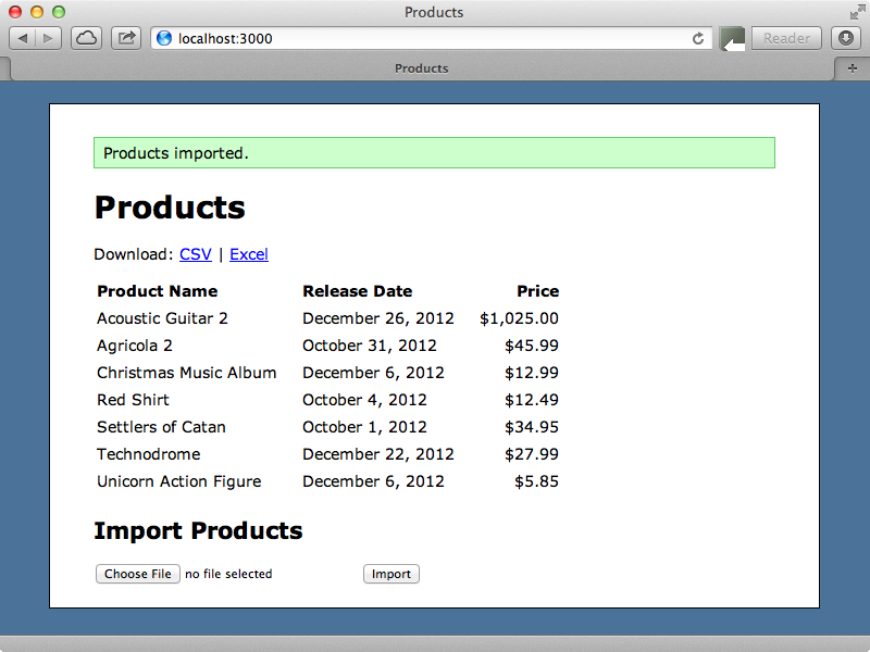 Modifying existing records from a CSV file.