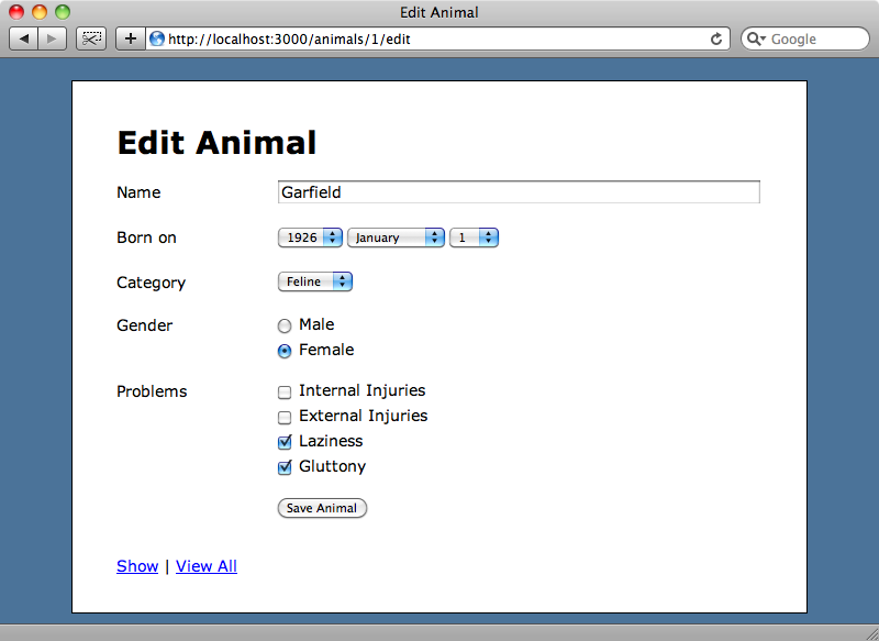 The required field indicators are no longer shown.