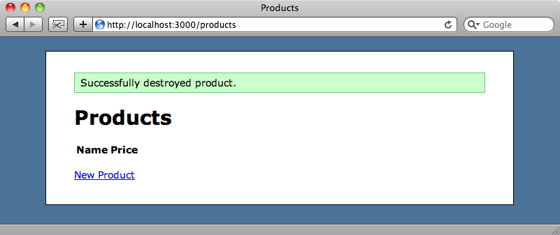 respond_with redirects to the index page after deleting a product.