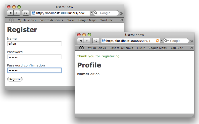 Entering sensitive data in a form